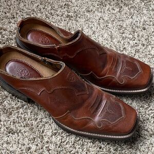 Ariat Brown Leather Heeled Boots